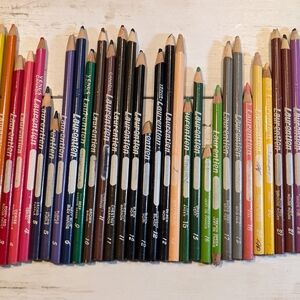 Vintage Discontinued Laurentien Coloured Pencil Crayons - Random Lot of 35